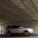 A construction worker walks under the nearly completed East Stadium bridge on Tuesday. Daniel Brenner I AnnArbor.com